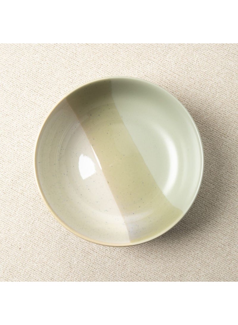 DANUBE HOME Youthful Bite Stoneware Bowl – Durable Modern Serving Bowl for Salads, Pasta, Snacks & Cereal | Stylish Kitchenware for Dining & Everyday Use  -L15.4XW5.8 Cm - Image 2