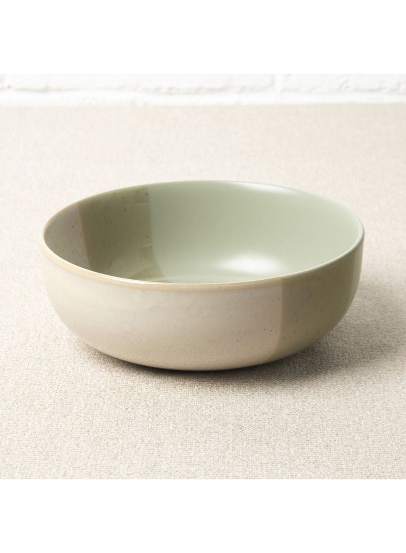 DANUBE HOME Youthful Bite Stoneware Bowl – Durable Modern Serving Bowl for Salads, Pasta, Snacks & Cereal | Stylish Kitchenware for Dining & Everyday Use  -L15.4XW5.8 Cm - Image 1