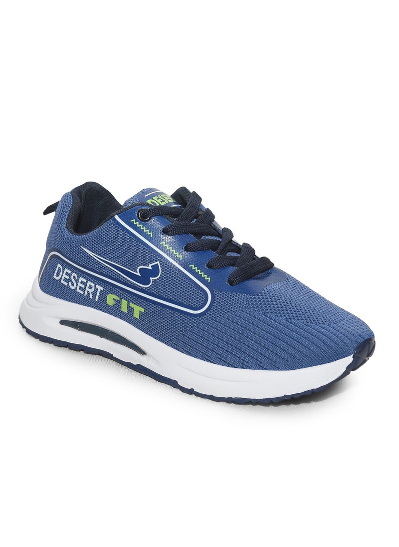 Desert Men's Sportive Knit Sneakers – Stylish Printed Design  - Image 2
