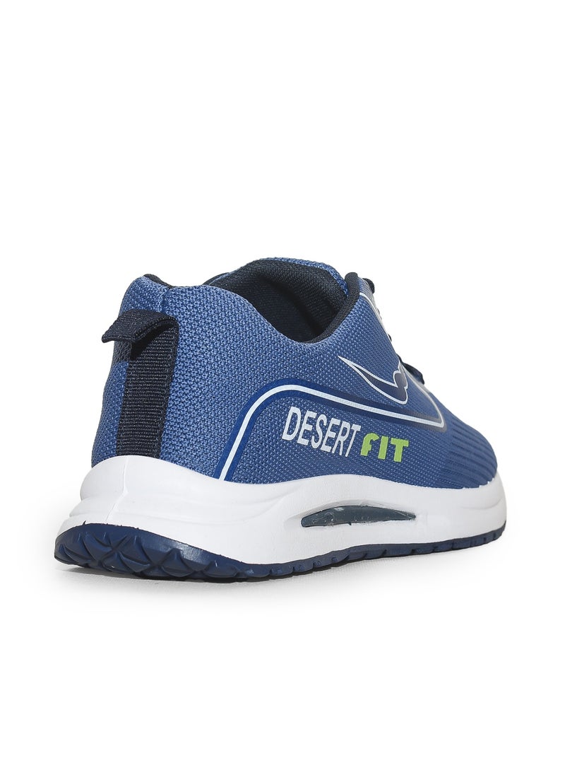 Desert Men's Sportive Knit Sneakers – Stylish Printed Design  - Image 4