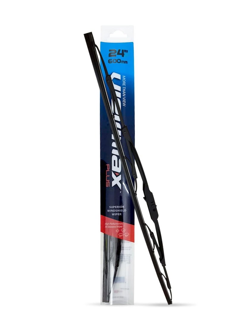Viewmax Windshield Car Wiper Blades, Powerful Performance Conventional Wiper Blades - VIEW MAX - (24" 600mm)  - Image 2