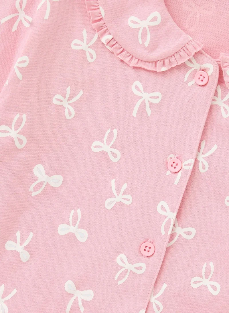 Matalan Pink Girls Pink Bow Short Pyjama Set for Women | Best Price UAE