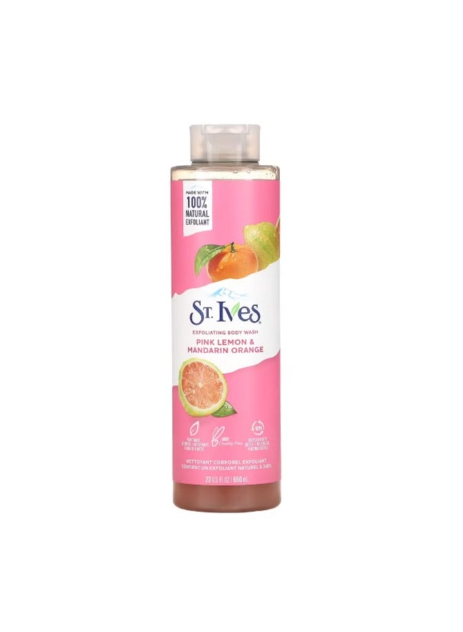 St. lves St. Ives Pink Lemon & Mandarin Orange Body Wash 650ml - Image 1