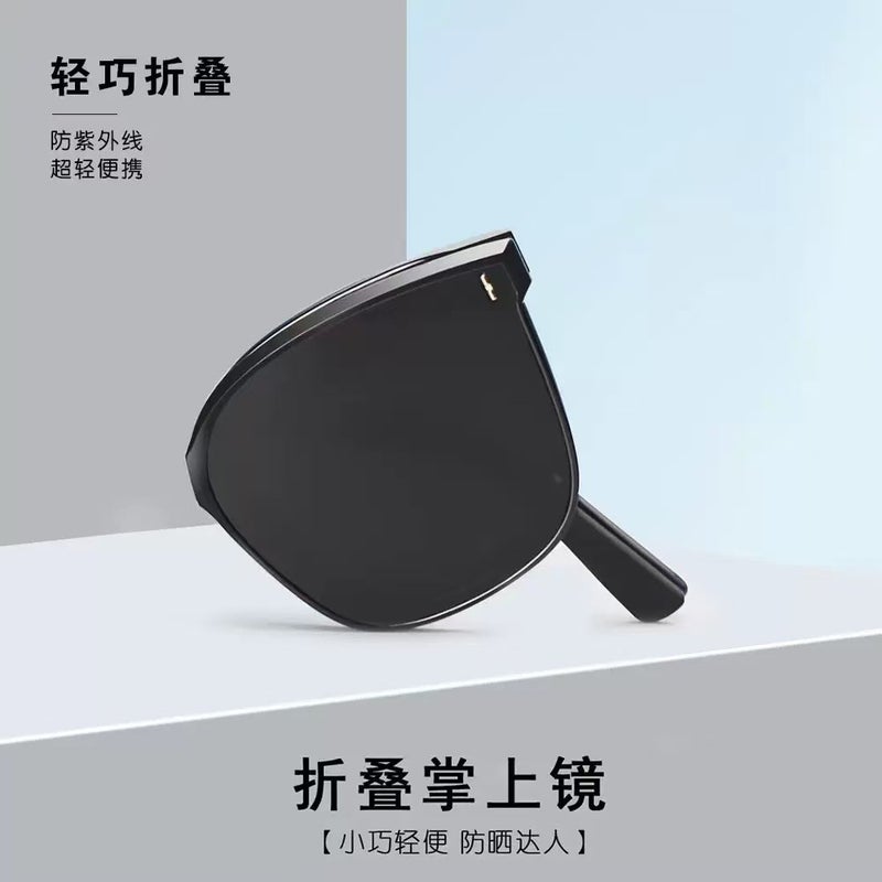 New Foldable Sunglasses, Popular On Xiaohongshu And Douyin, Korean Style, Fashionable And Unique, Polarized Sunglasses, - Image 2