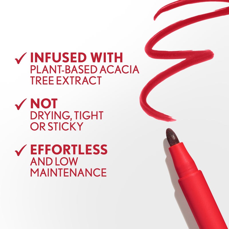 COVERGIRL Outlast, 05 All-Star, Lipstain, Smooth Application, Precise Pen-Like Tip, Transfer-Proof, Satin Stained Finish, Vegan Formula, 0.06oz - Image 5