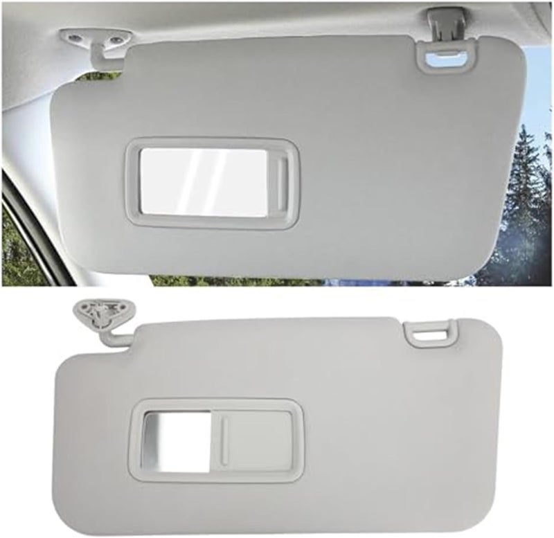 QASULER Gray Car Sun Visor for Subaru Forester 2009-2013 - Image 2