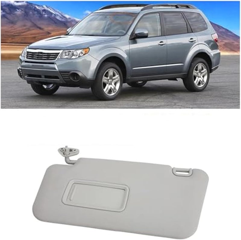 QASULER Gray Car Sun Visor for Subaru Forester 2009-2013 - Image 4