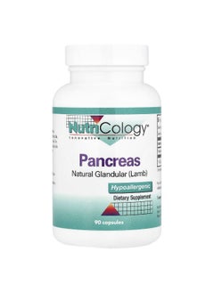 Nutricology Nutricology, Pancreas, Natural Glandular (Lamb), 425 mg, 90 Capsules  - Image 1