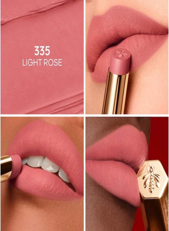 GUERLAIN Kiss Kiss Blur Matte Long-Wearing Lipstick 1.85g – 335 Light Rose Soft Matte Lip Color - Image 2