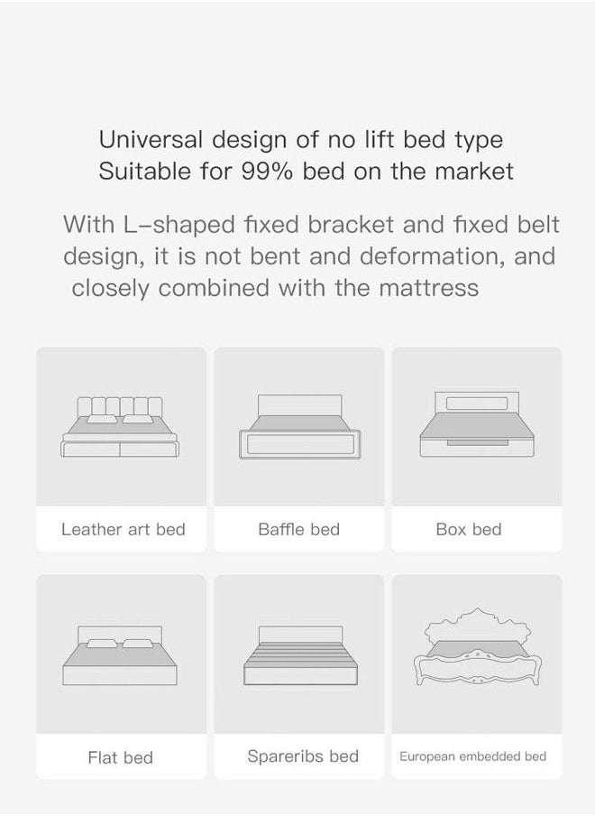 Beauenty Bed Rails for Toddlers &Infants Kids Bed Safety Guard Rail  - Image 3