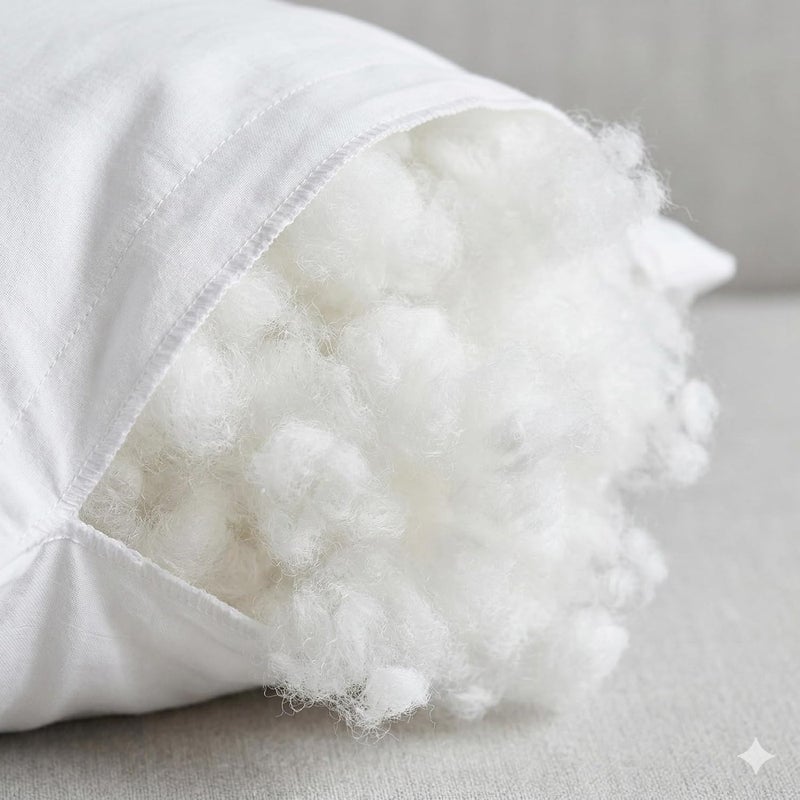 Pioneer Cushion Inserts Pack of 2 – Square Throw Pillow Inserts for Sofa Couch Bed | Soft Fluffy Cushion Fillers | Decorative Pillow Inner Pads | Multiple Sizes (50 × 50 cm (20 × 20 in)) - Image 2