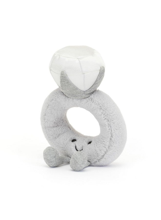 Jellycat Jellycat Amuseables Diamond Ring Stuffed Toy, 8 inches - Wedding Ring Plush - Engagement and Wedding Gift  - Image 4