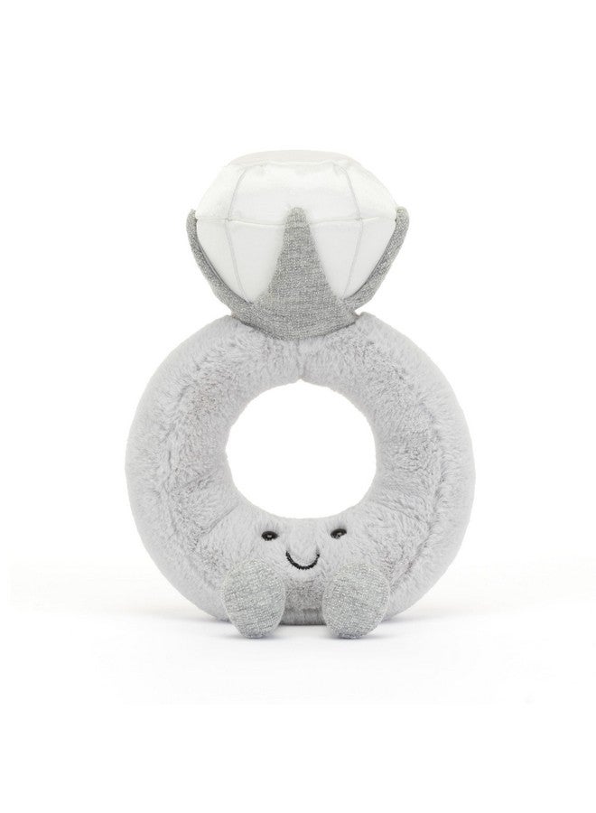 Jellycat Jellycat Amuseables Diamond Ring Stuffed Toy, 8 inches - Wedding Ring Plush - Engagement and Wedding Gift  - Image 5