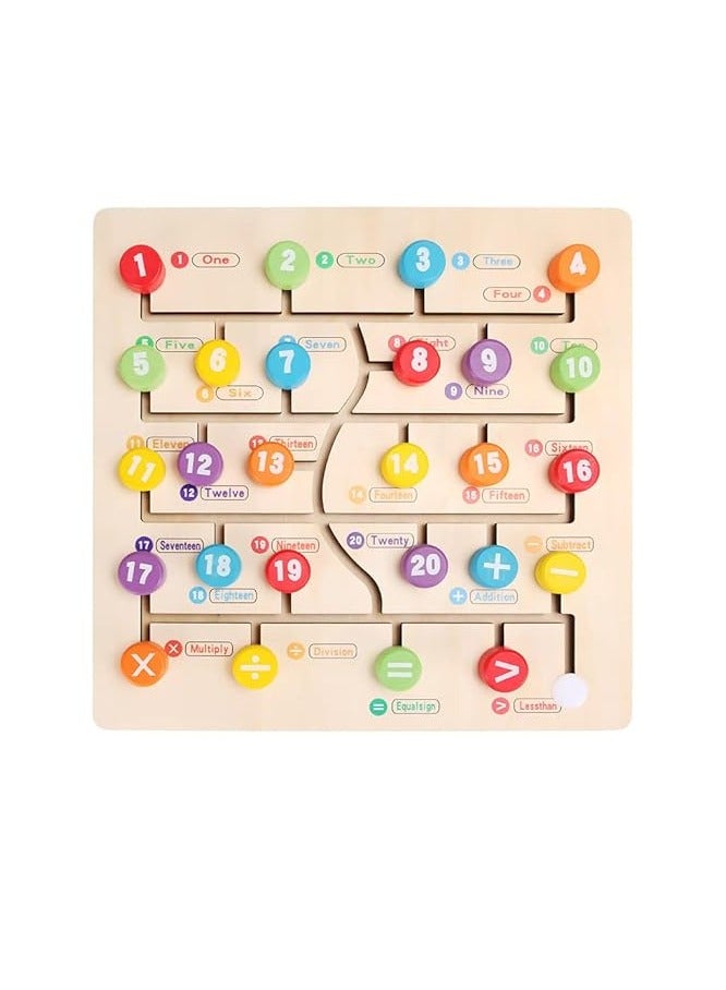 Numbers Learning Board with Sliding Pins, Activity Toy, Brain and Sensory Development, Montessori Puzzle Toy, Preschool Educational Learning for Toddlers,3 4 5 Year Kids Boys Girls  - Image 2