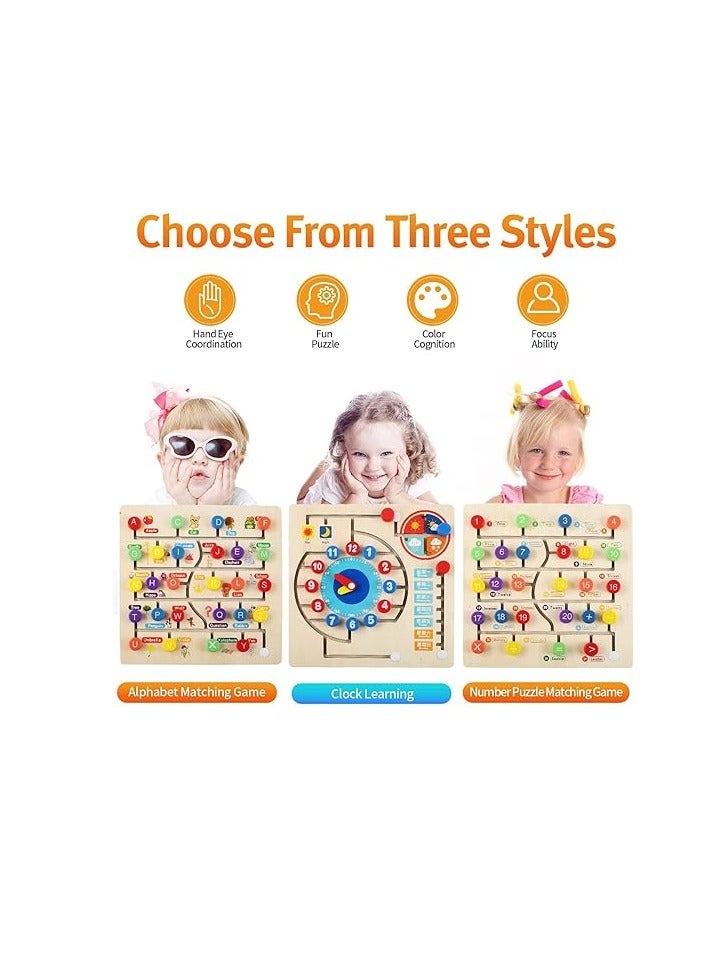 Numbers Learning Board with Sliding Pins, Activity Toy, Brain and Sensory Development, Montessori Puzzle Toy, Preschool Educational Learning for Toddlers,3 4 5 Year Kids Boys Girls  - Image 4