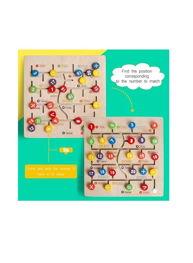 Numbers Learning Board with Sliding Pins, Activity Toy, Brain and Sensory Development, Montessori Puzzle Toy, Preschool Educational Learning for Toddlers,3 4 5 Year Kids Boys Girls  - Image 5