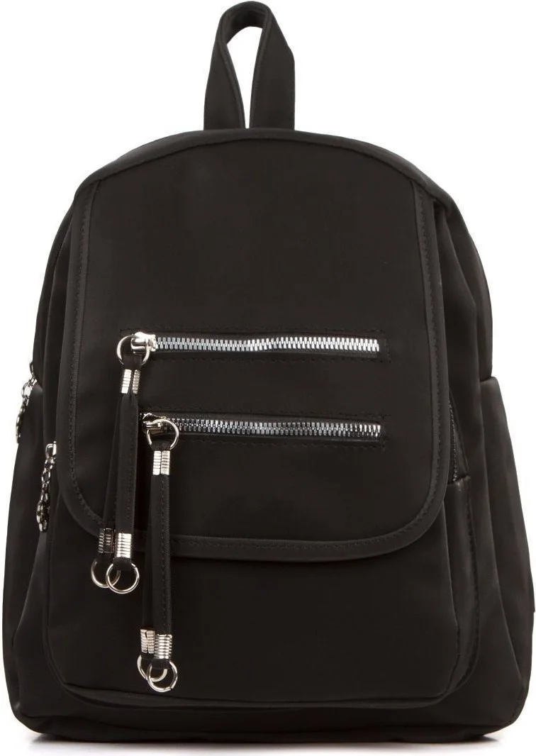 Adelina Bags Women's Covered Daily Backpack with Zipper Detail