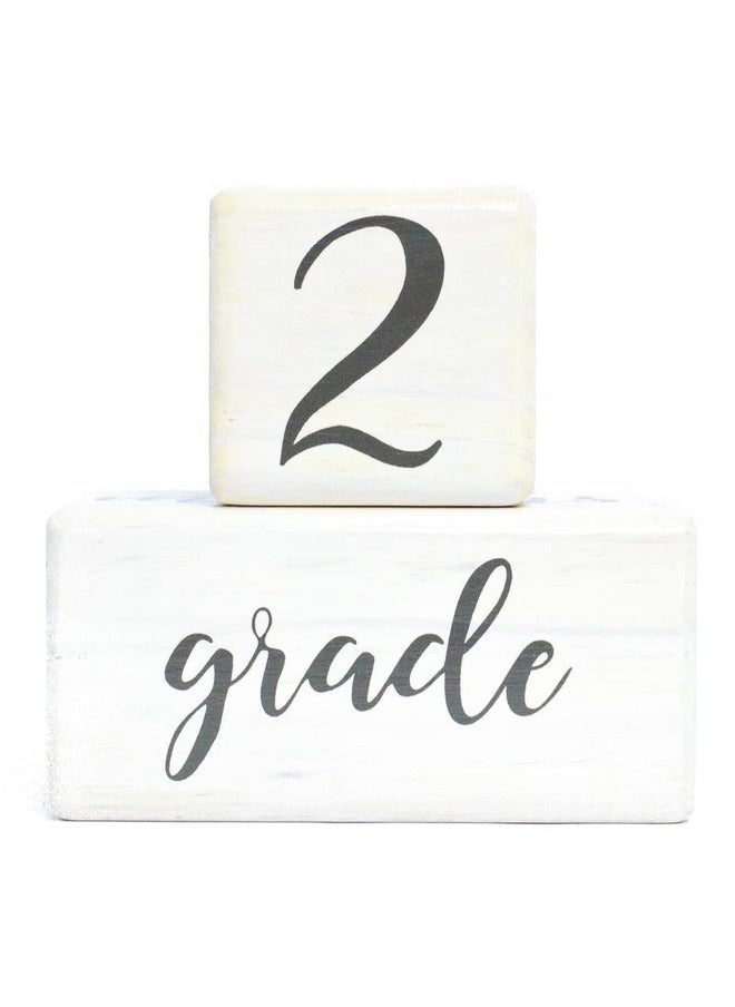 LovelySprouts - Premium Solid Wood Baby Milestone Age Blocks + Gift Box ; Soft White Stained Natural Pine ; Weeks Months Years Grade Newborn Photo Props ; Perfect Pregnancy Gift And Keepsake Month Photos - Image 1