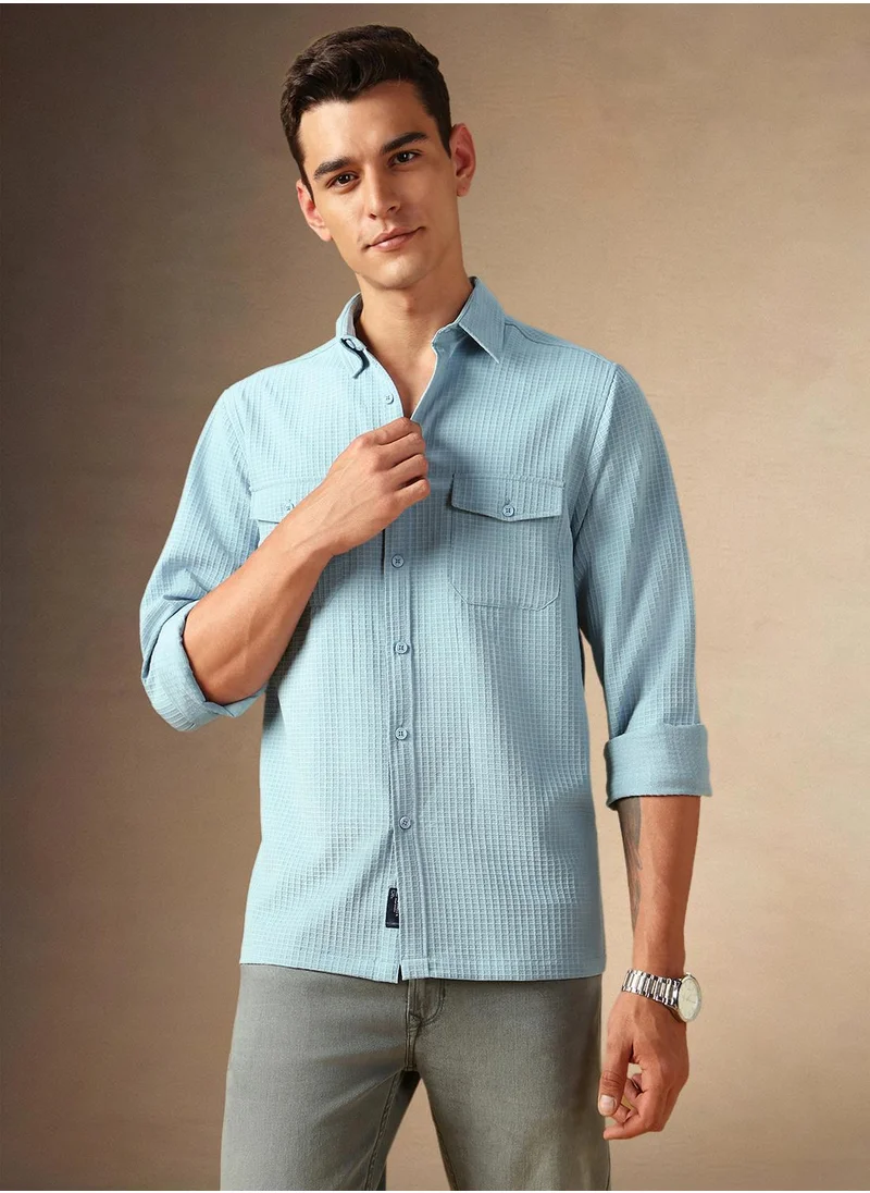 Dennis Lingo Light Blue Shirt For Men For Men