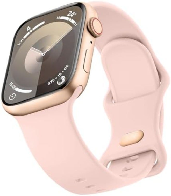 Mugust Sport Bands Compatible with Apple Watch Band 42mm 41mm 45mm 49mm 40mm 44mm 38mm 42mm 46mm, Silicone Waterproof Strap for iWatch Series 10 9 8 7 6 5 4 3 2 1 Ultra 2/Ultra SE/SE 2 Women Men - Image 1