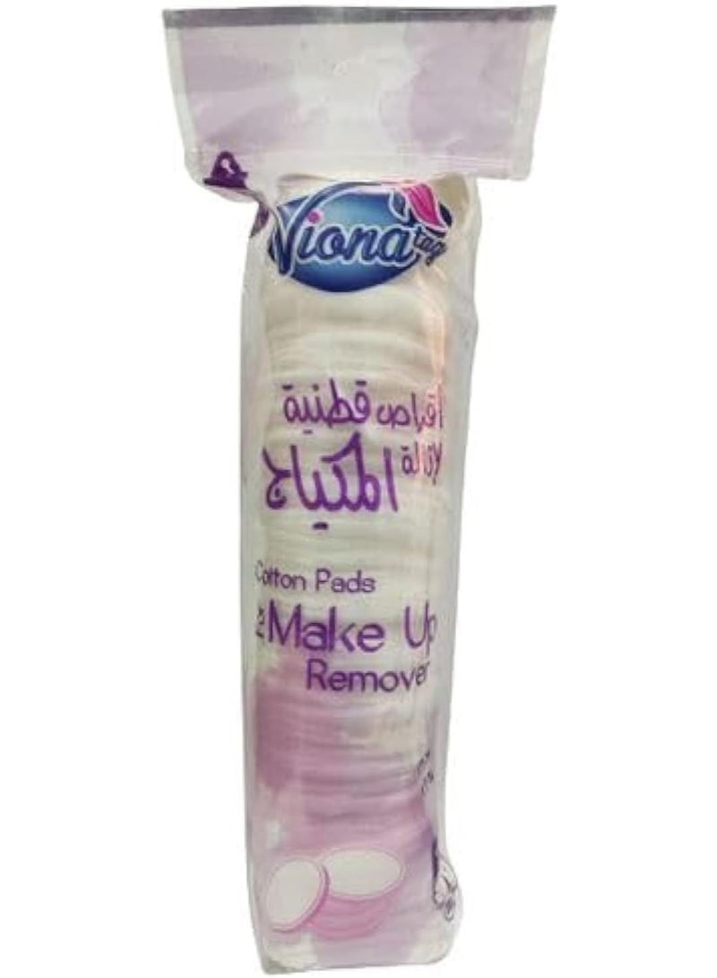 viona Cotton Pads For Makeup Remover - 100pcs - Image 1