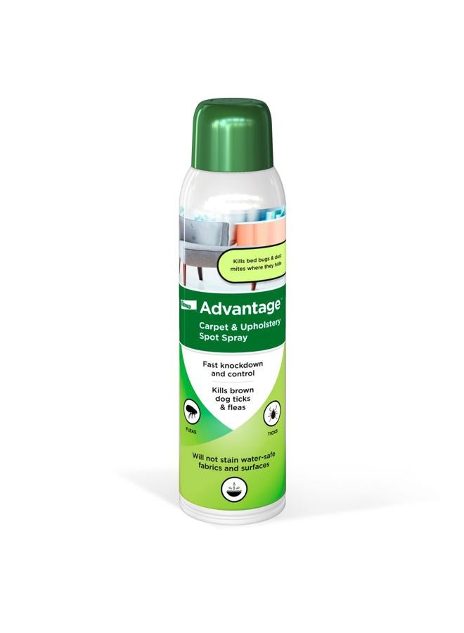 Advantage Carpet & Upholstery Spot Spray | Kills Fleas & Ticks & Bedbugs | 16 oz. - Image 1