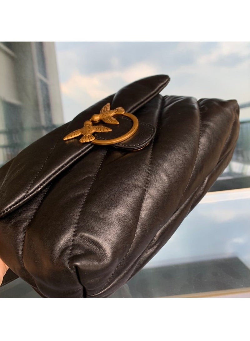 Pinko Solid Color Crossbody Shoulder Bag 29*20*8cm - Image 4