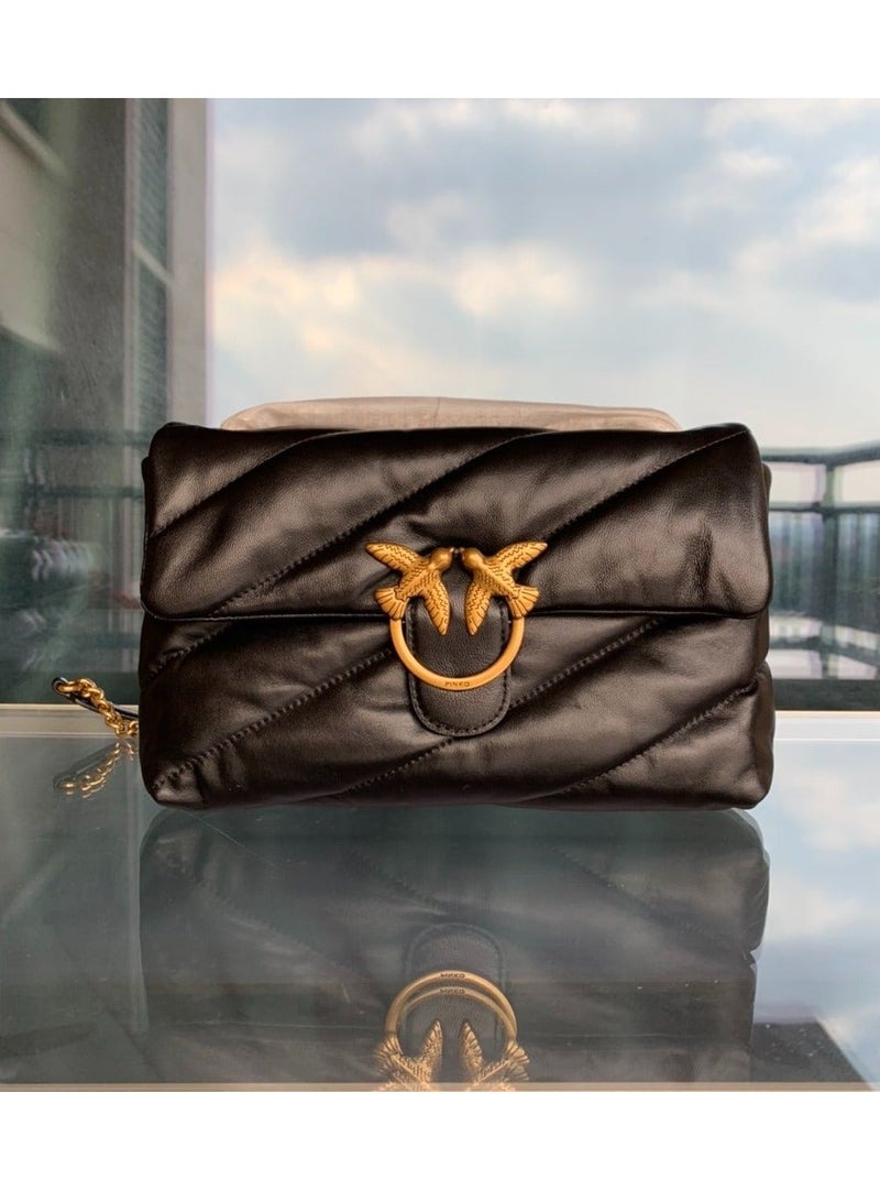 Pinko Solid Color Crossbody Shoulder Bag 29*20*8cm - Image 1