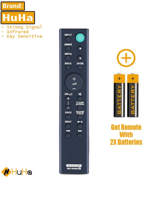 New RMT AH200U Remote Control fit for Sony Sound Bar Home Theater System HT CT390 HT RT3 HT RT4 HT RT40 HTCT390 HTRT3 HTRT4 HTRT40