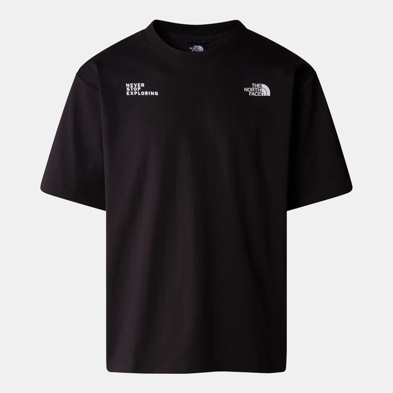 ذا نورث فيس تيشيرت رجالي برسومات المدينة