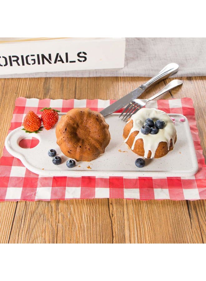 Webake Mini Cake Pan Nonstick Fluted Cake Pan 4 Inch Carbon Steel Baking Cup Mold for Buntcake, Bavarois, Brownie, Cupcake, Pudding Canele, Pack of 4 - Image 5