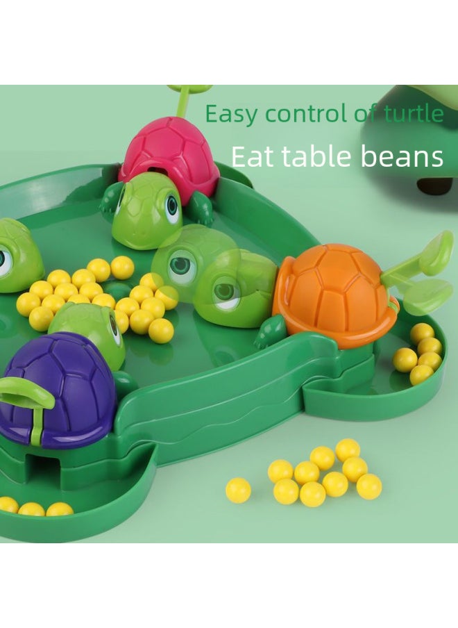Generic - Toy/card Table Games - Chess Checkers More - Traditional Board Games For Family Fun-Color:Turtle Eats Beans -108 Beans - Image 1