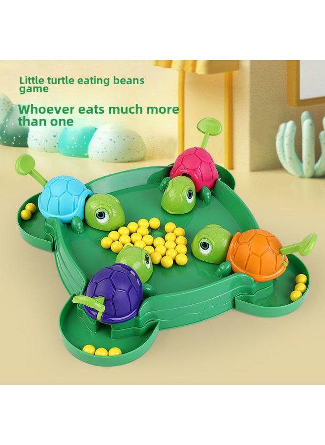 Generic - Toy/card Table Games - Chess Checkers More - Traditional Board Games For Family Fun-Color:Turtle Eats Beans -108 Beans - Image 1