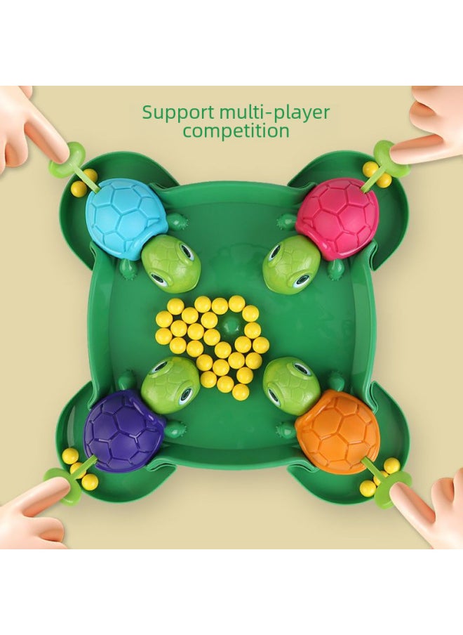 Generic - Toy/card Table Games - Chess Checkers More - Traditional Board Games For Family Fun-Color:Turtle Eats Beans -108 Beans - Image 1