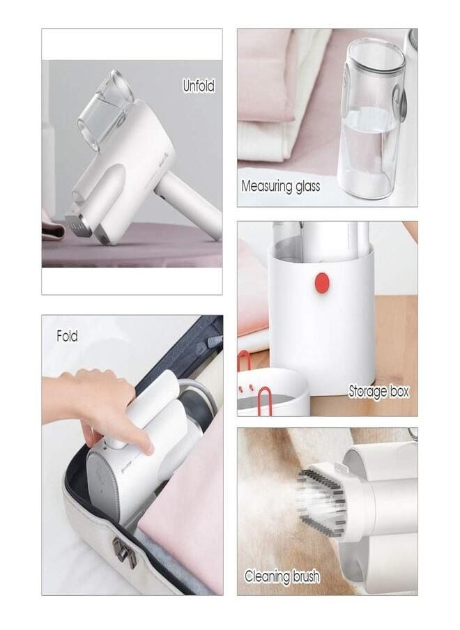 Generic - Deerma DEM-HS006 Handheld Garment Steamer 220V Household Foldable Electric Mini Travel Portable Steam Ironing Clothes Wrinkle Sterilization machine - Image 1