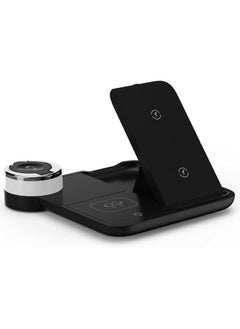Wireless Charger 3 in 1 Foldable Fast Charging Station Compatible Apple Watch  AirPods iPhone 16 15 14 13Pro Pro Max Qi-Enabled Android Phone