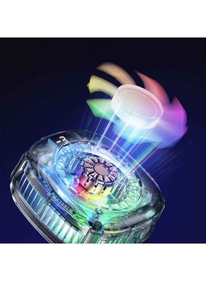 Magnetic Mobile Phone Cooler, iPad Mobile Phone Cooling Fan with Semiconductor Cooling Chip, Universal Mobile Phone Radiator Suitable for Tiktok Live Broadcast, Outdoor Vlog, Mobile Games - Image 3