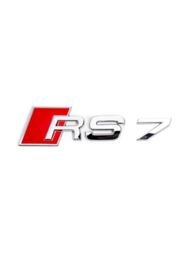 Suitable For Audi Rs Sports Word Label Modification Rs3 Rs4 Rs5 Sr6 Rs7rs8 Rear Label