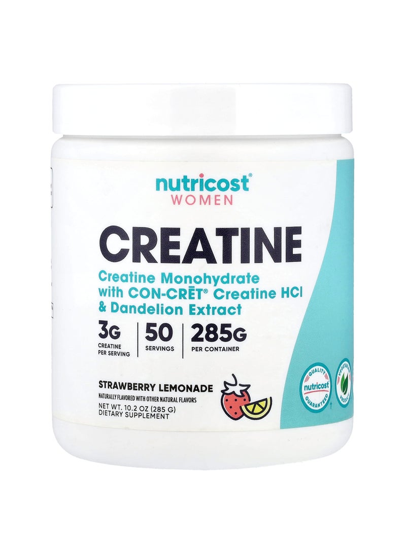 Women, Creatine, Strawberry Lemonade, 10.2 oz (285 g)