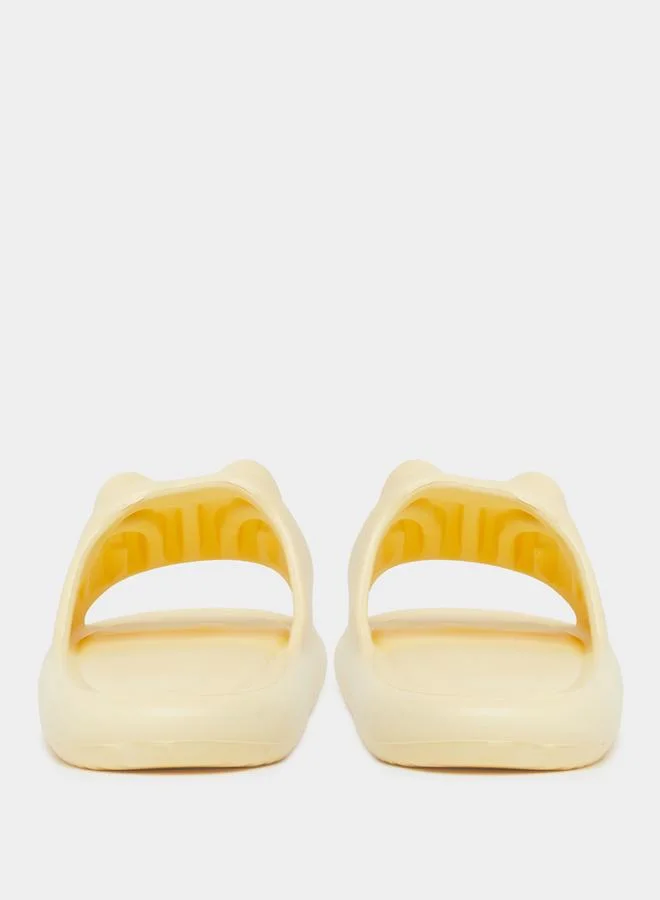 تايك تو شبشب حمام سادة مزين بوجه قطة مقاوم للانزلاق