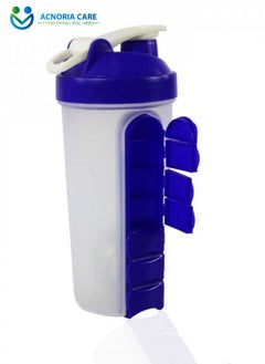 ACNORIA CARE Weekly Pill Case 7 Days Once A Day With 700ml Water Bottle Suitable For Travel Athletes -  From Acnoria Care  - Image 3