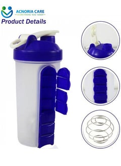 ACNORIA CARE Weekly Pill Case 7 Days Once A Day With 700ml Water Bottle Suitable For Travel Athletes -  From Acnoria Care  - Image 4