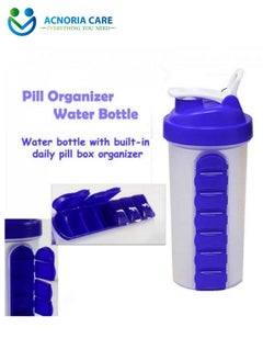 ACNORIA CARE Weekly Pill Case 7 Days Once A Day With 700ml Water Bottle Suitable For Travel Athletes -  From Acnoria Care  - Image 5