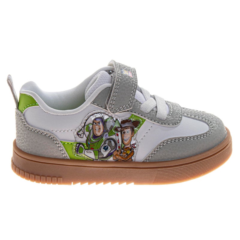 Josmo Toy Story Shoes for Boys - Shoe Classic Retro Style Sport Soccer Sneakers - Buzz Lightyear Sheriff Woody/Green (Size 8 Toddler) - Image 2