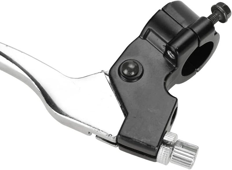FVRITO Left Right 7/8" 22mm Clutch Brake Handle Levers Perch for CRF70 CRF80 CRF100 CRF150 XR80 XR100 XR200r XL100 XL250 ATC 200m Pit Dirt Motor Bike Motorcycle Baja Mini Bike MB200 MB165 Parts Silver - Image 2