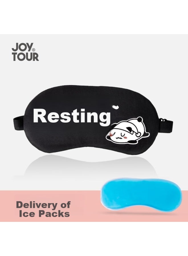 JOY TOUR Joytour Eye Mask, Sleep 3d Eye Mask, Light-blocking Ice Pack Eye Mask, For Children And Adults, Ice Bag Eye Mask, I'm Asleep - Image 4