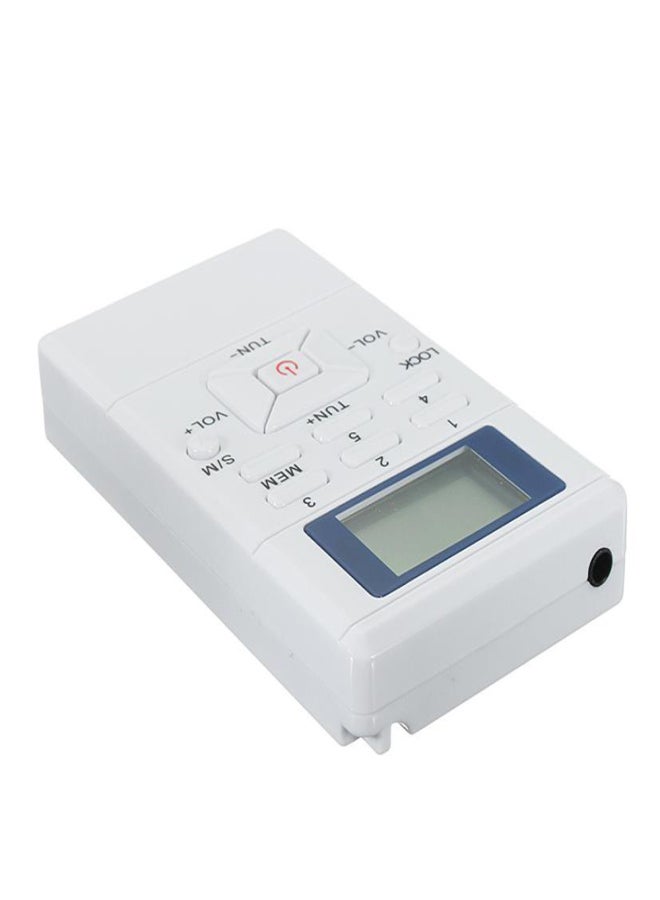 جهاز استقبال راديو ستيريو FM، معالج إشارة رقمية DSP، راديو اجتماعات، شاشة LCD، سماعات رأس، حبل تعليق - Image 4