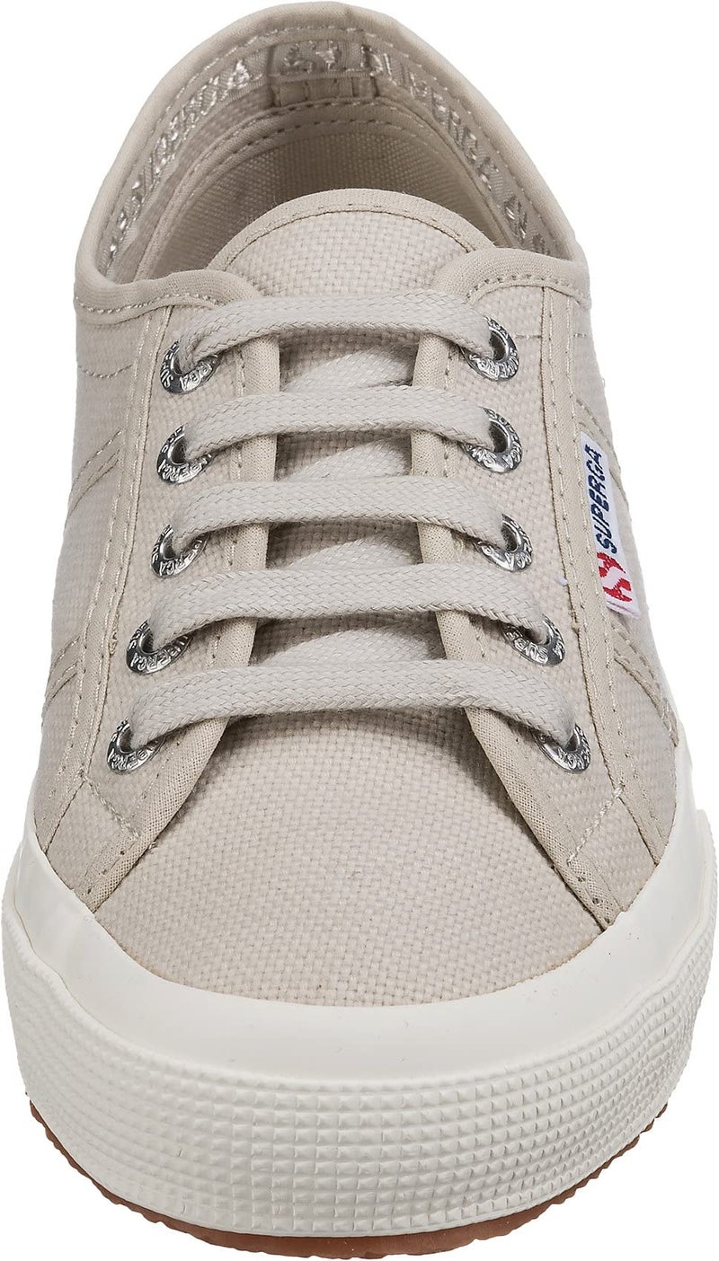 Superga 2750 COTU Classic Sneaker - Unisex Sneakers - Soft Textile Lining - Cushioned Footbed - Metal Eyelets Grey Sand/Full Avorio EU 36 (US Men's 4.5, Women's 6) Medium - Image 3