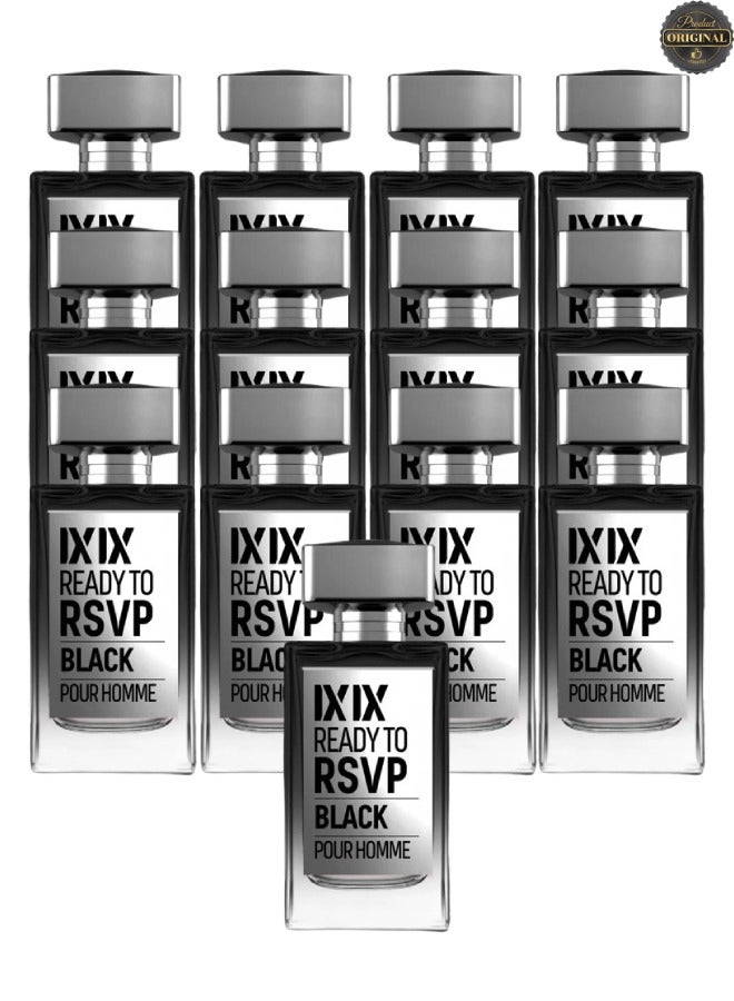 LUXEROM 13 Pieces IXIX Ready To Rsvp Black Perfume For Men 100ml EDP - Image 1