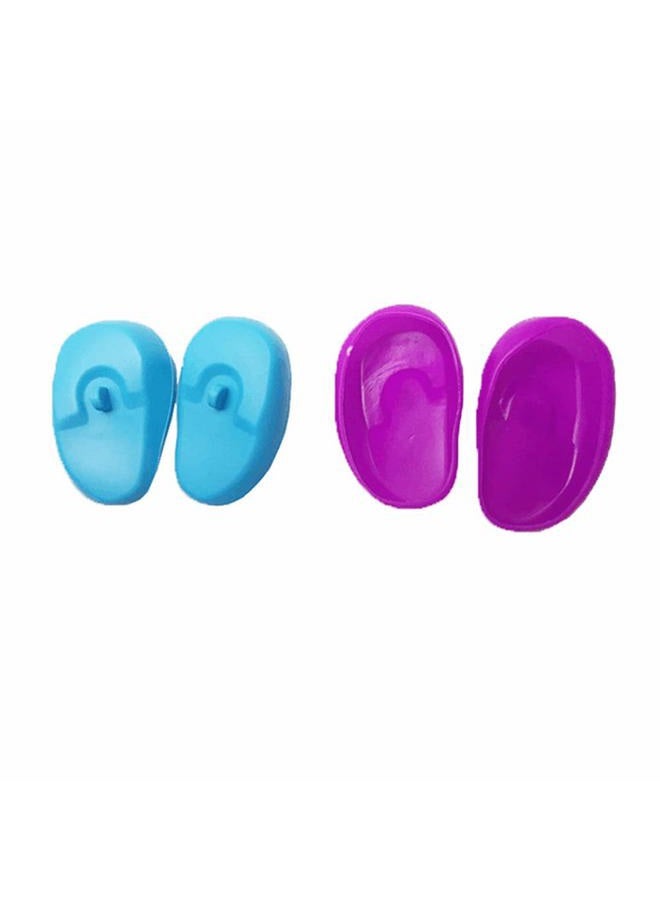 UPSTORE 3 Pairs Reusable Soft Plastic Earmuffs Avoid Stains Silicone Ear Cover Protector Hairdressing Ear Caps Waterproof Soft Ear Cover Beauty Tool for Hair Dyeing with Baked Oil at Salon Home Use - Image 4